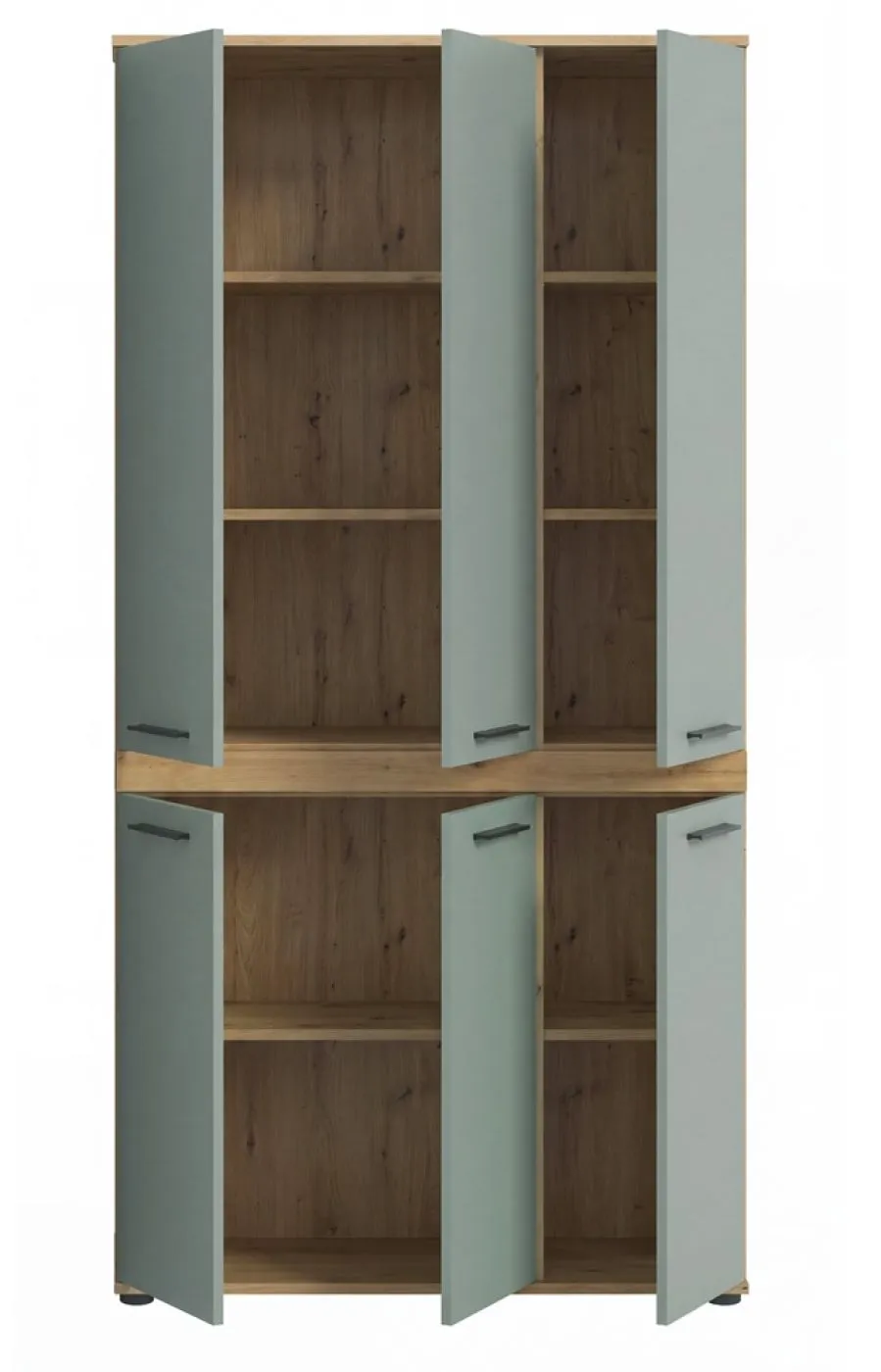 Badschrank Schrank Blake | Salbei / Artisan Eiche