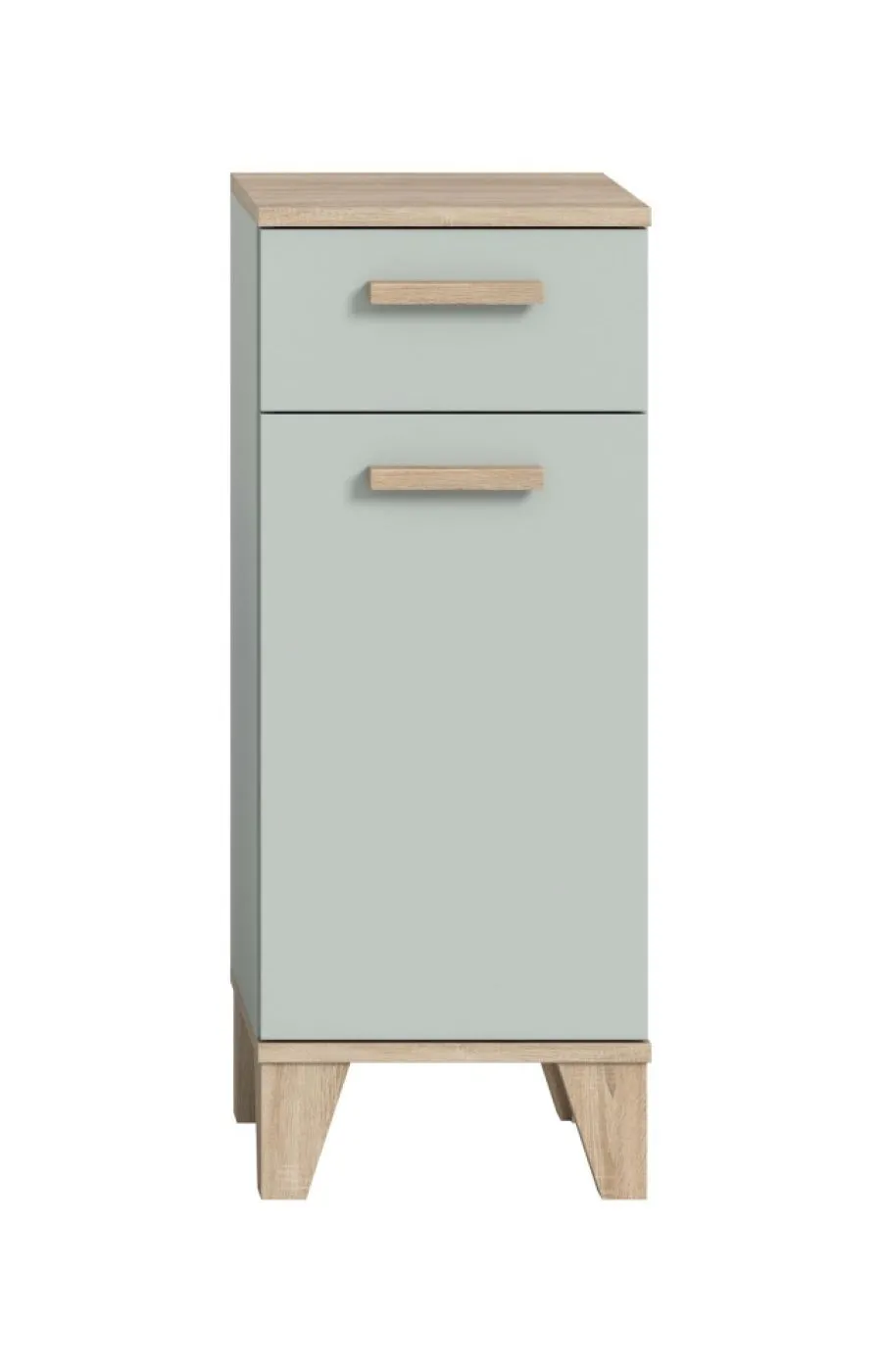 Badschrank Star | hellgrün / Eiche