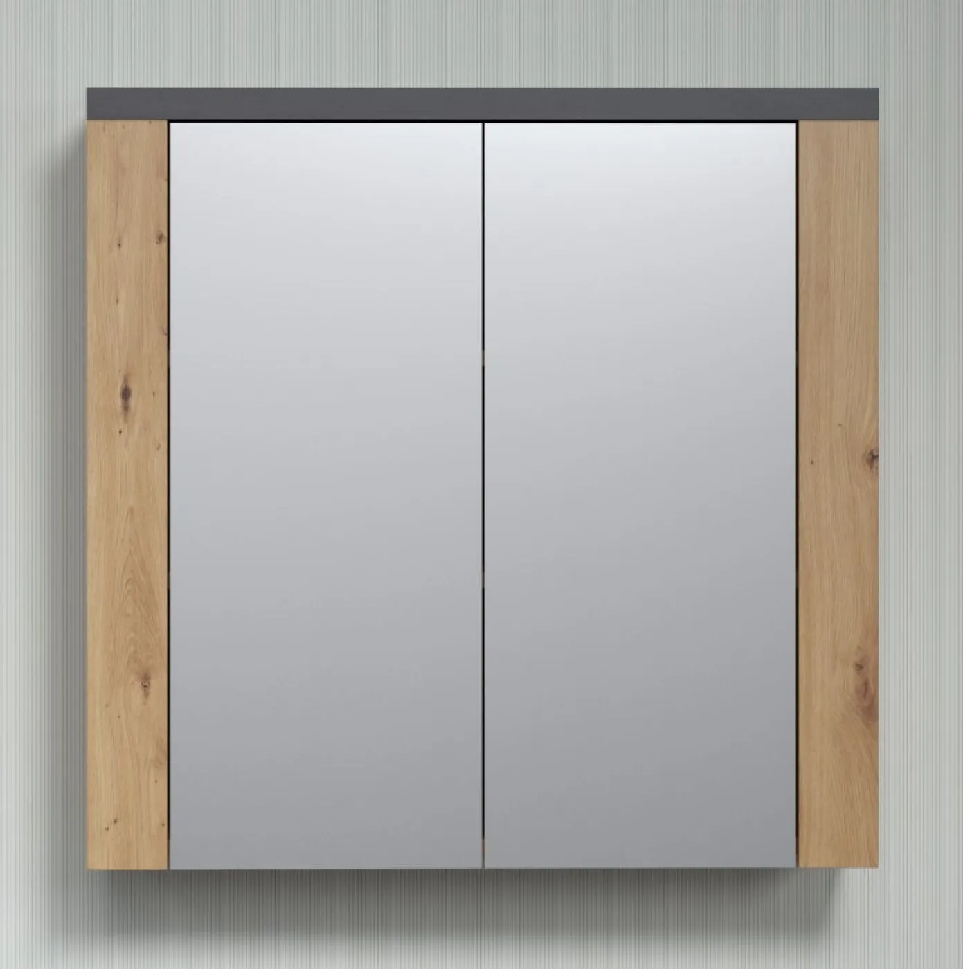 Spiegelschrank Bad Follow | Artisan Eiche / Matera grau