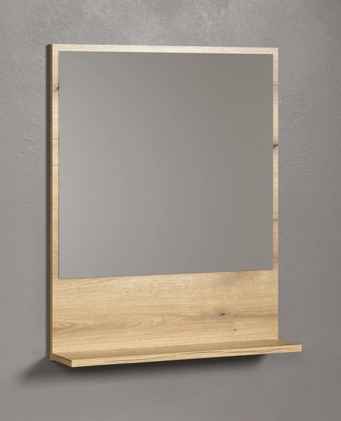 Badspiegel Pure Bliss | Evoke Eiche | 60 cm x 74 cm x 14 cm