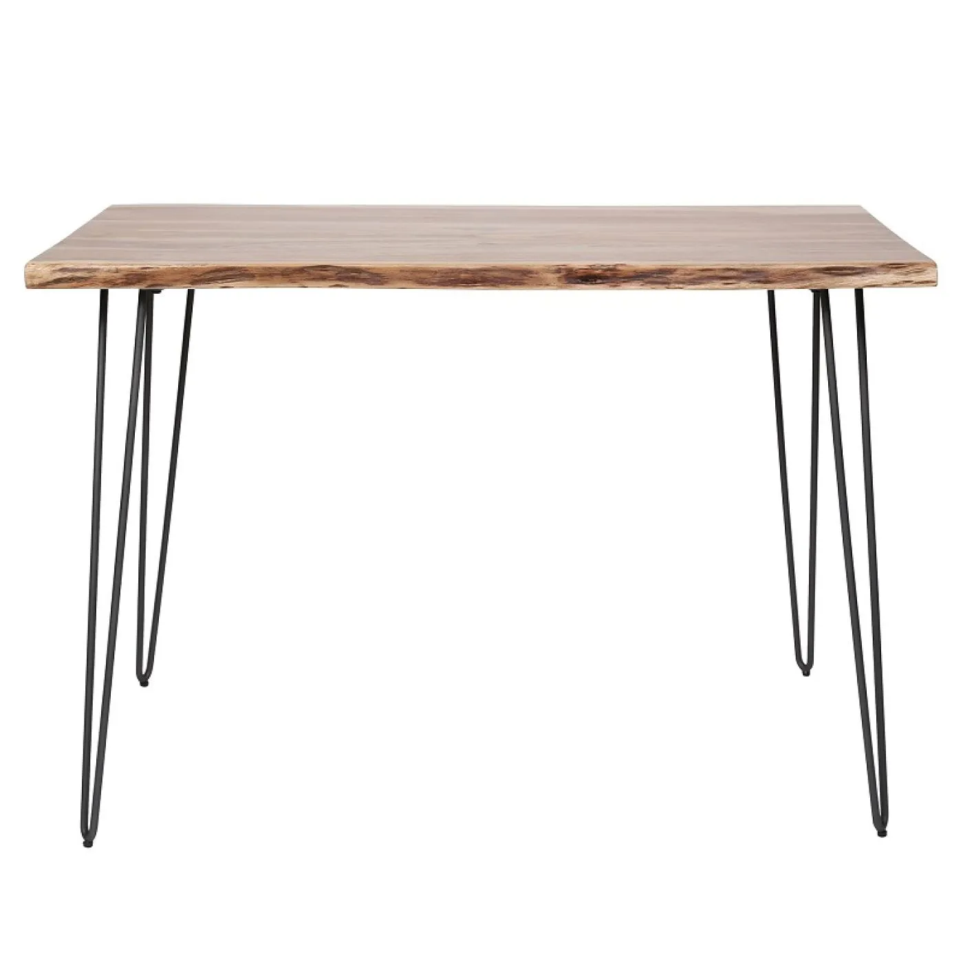 Bartisch Okta | Akazie massiv | Baumstamm | 130x70 | naturel