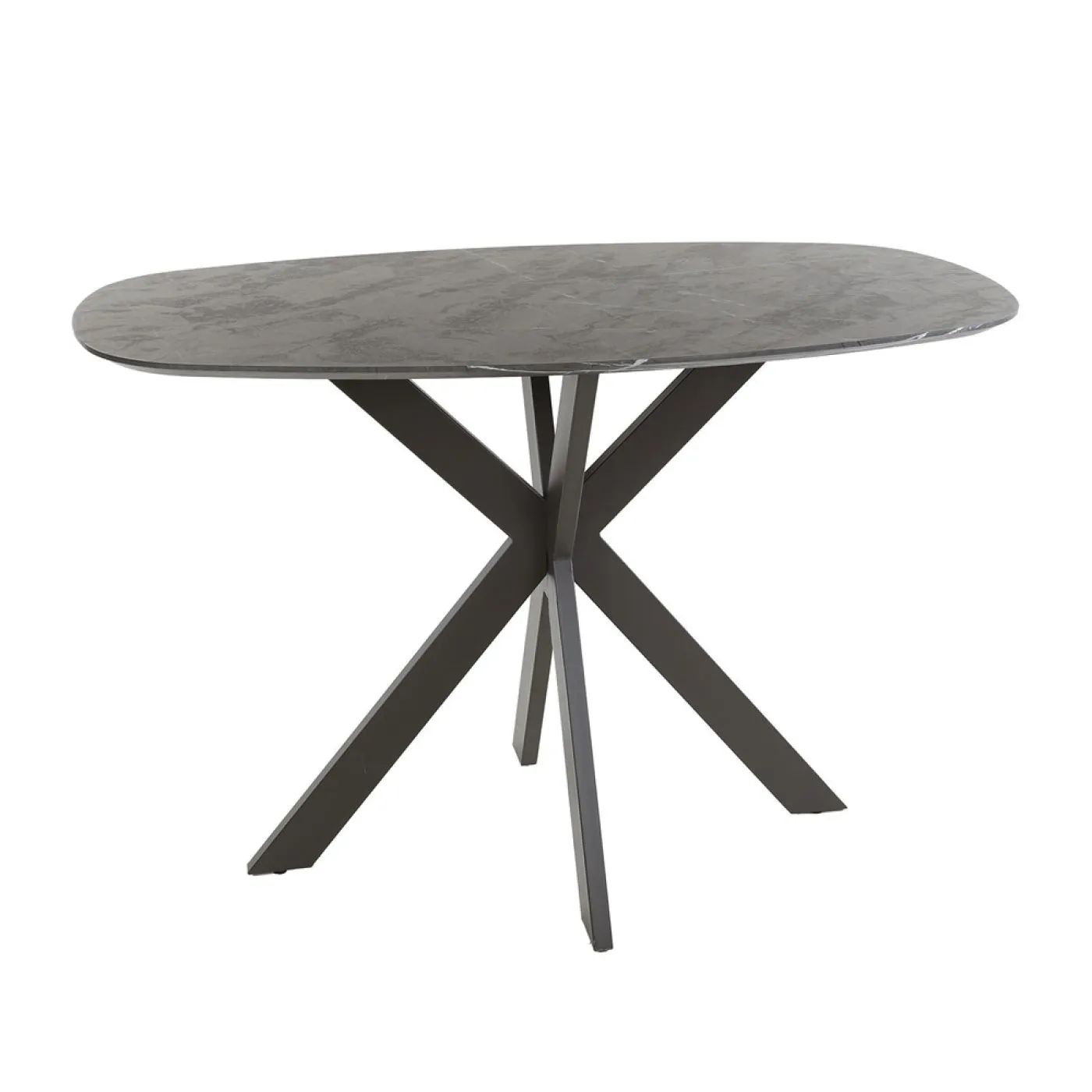 Bartisch Pouzina | 140cm | Kreuzgestell | 3D Melamin graphite