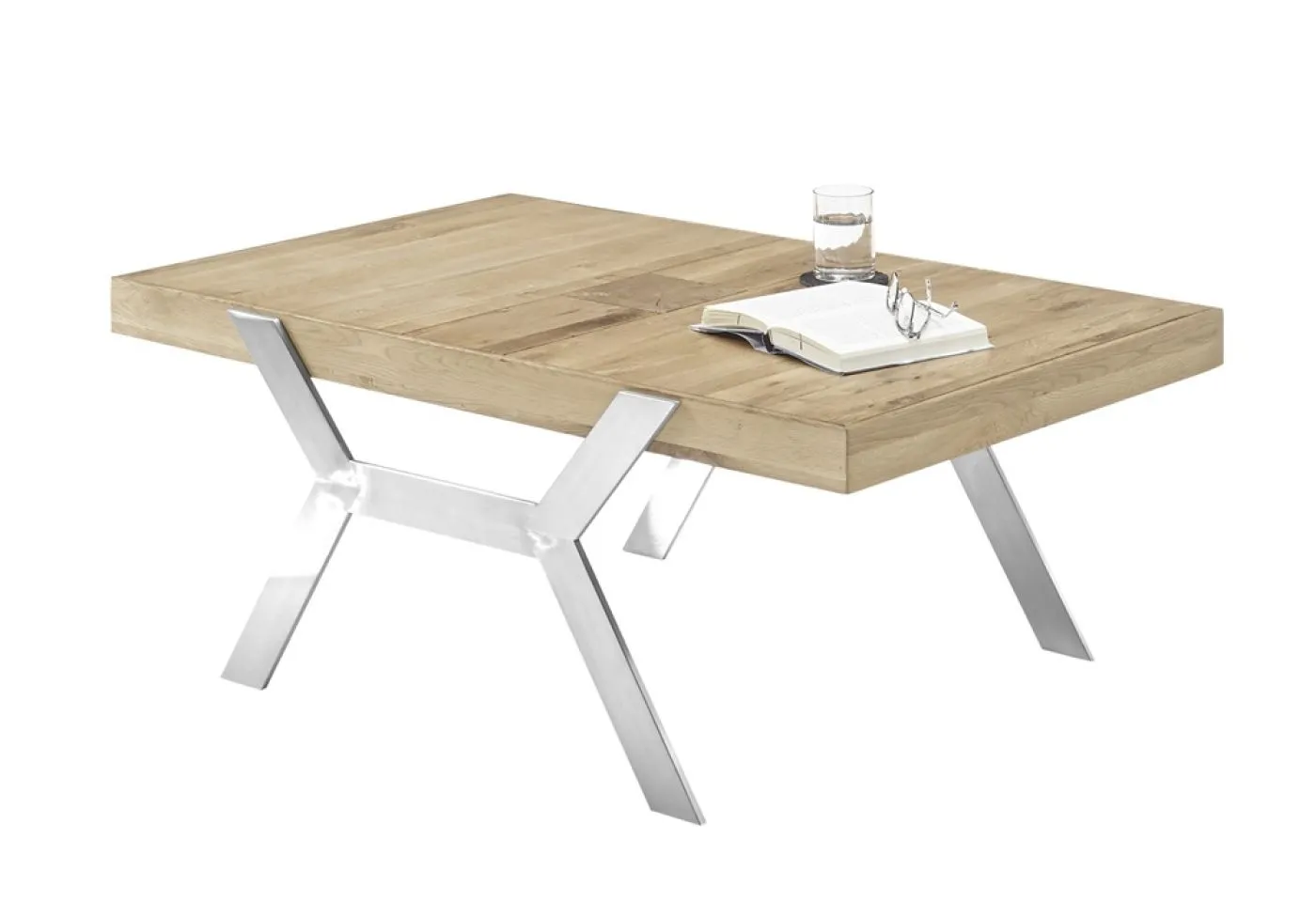 Beistelltisch Burgas | Zerreiche massiv | natur | 110 x 45 x 70 cm