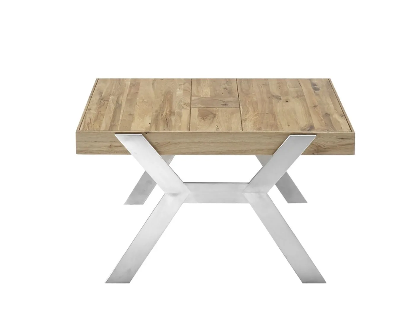 Beistelltisch Burgas | Zerreiche massiv | natur | 80 x 45 x 80 cm