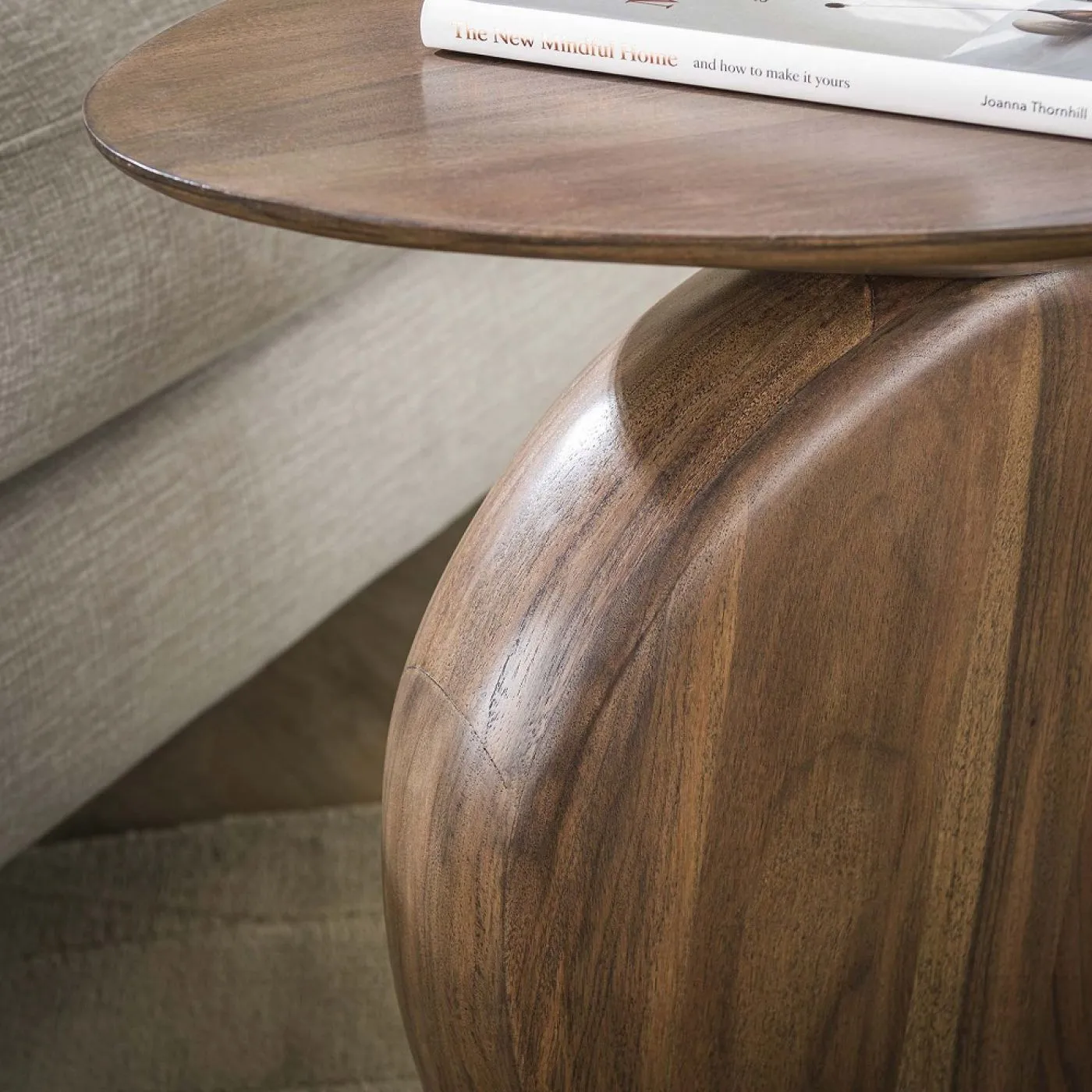 Beistelltisch Kina | Akazie massiv | glaze brown