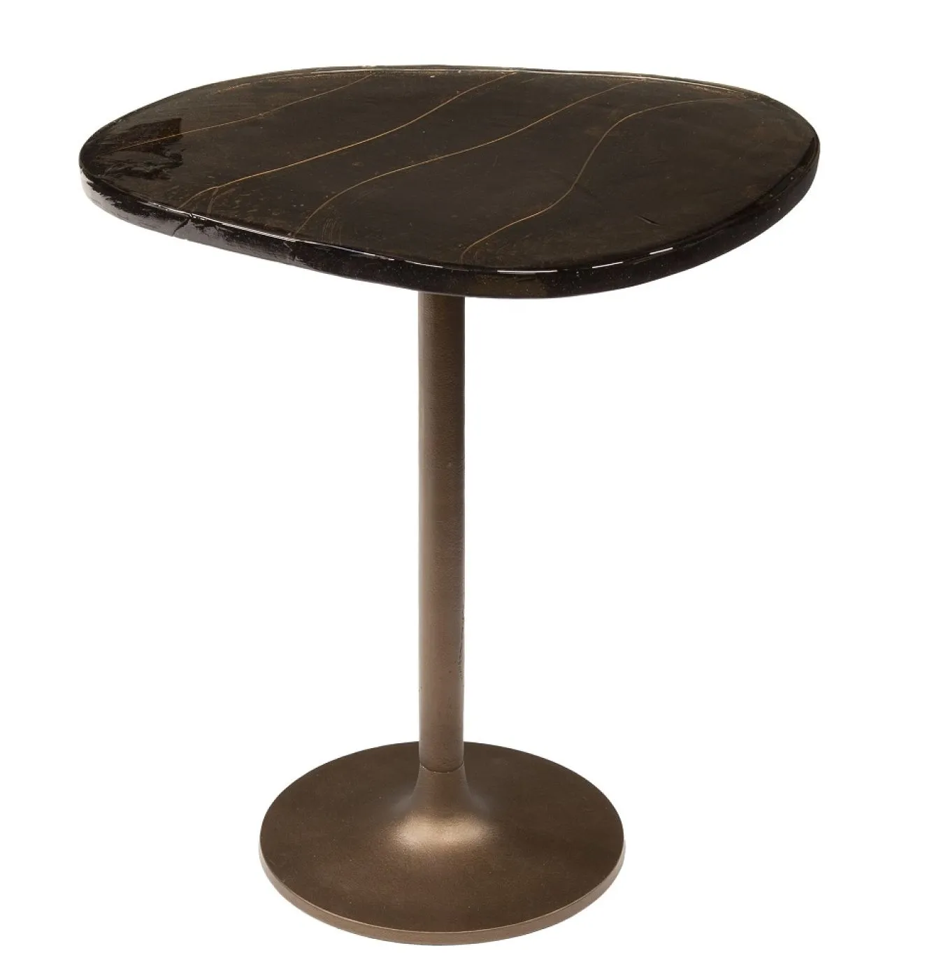 Beistelltisch Mira 2 | Glas | Antikkupfer