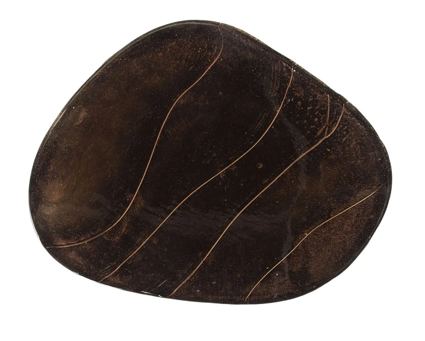 Beistelltisch Mira 2 | Glas | Antikkupfer