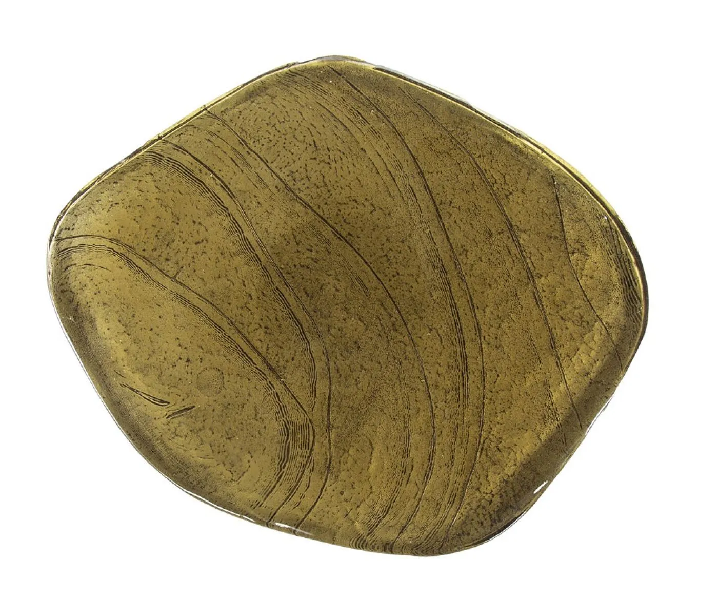 Beistelltisch Mira 3 | Glas | Antikgold