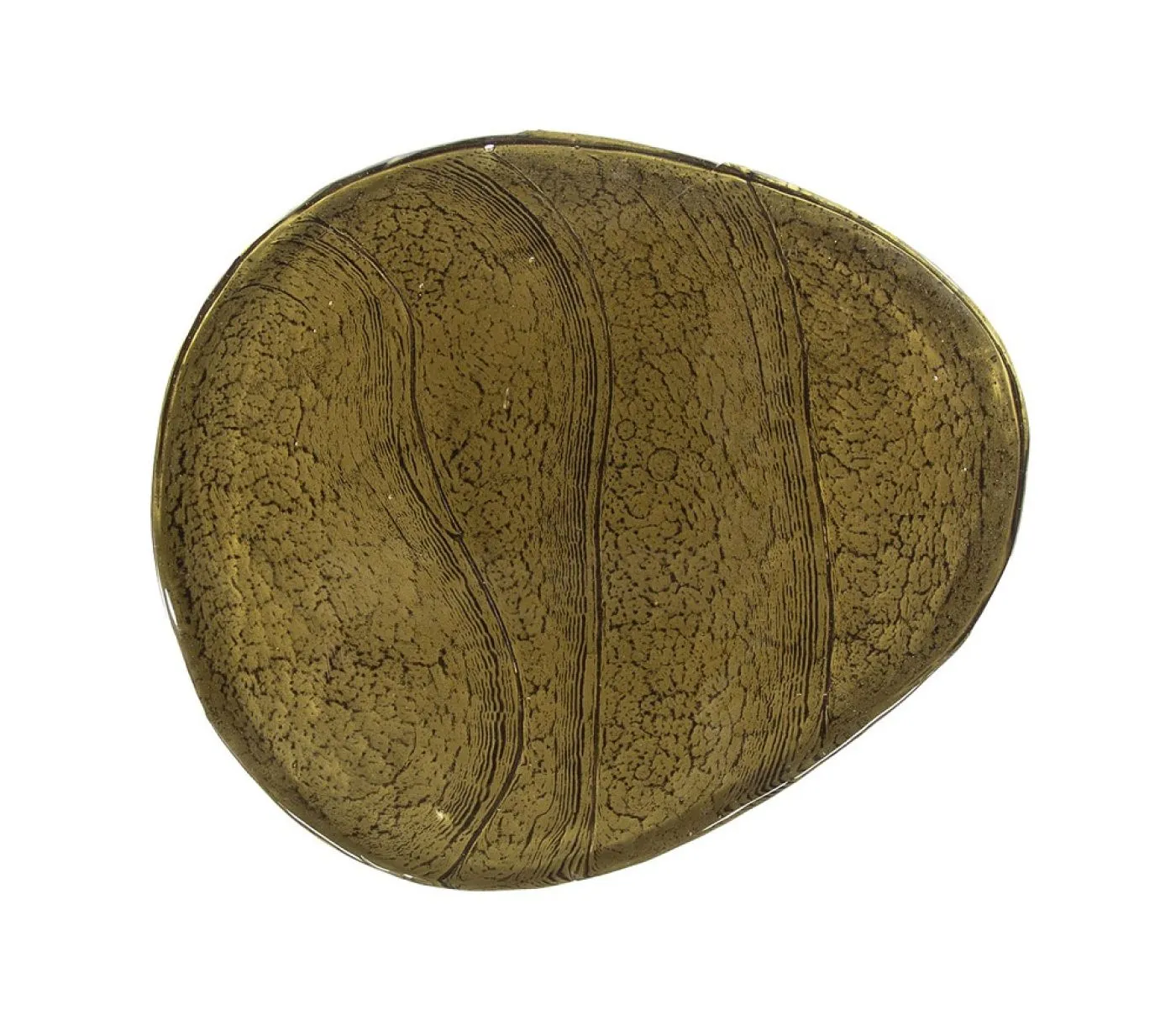 Beistelltisch Mira | Glas | Antikgold