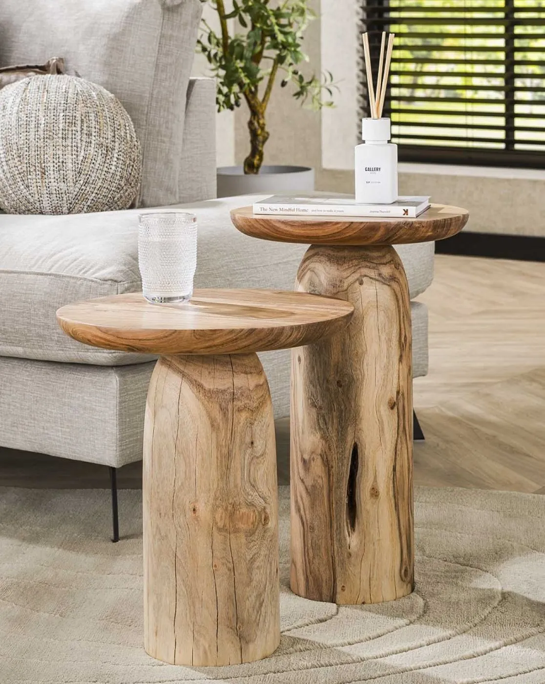 Beistelltisch Soko | Akazie massiv | Natur