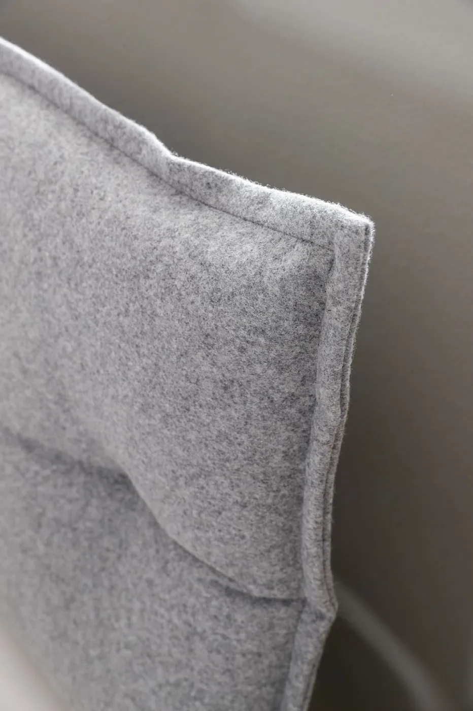 Bett Set Homey | mit Polsterkopfteil | seidengrau | 180x200 | mit 2 Nachttische