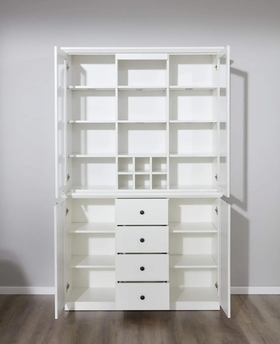 Buffetschrank Anrichte Baxter | weiß | Landhausstil | ohne Beleuchtung