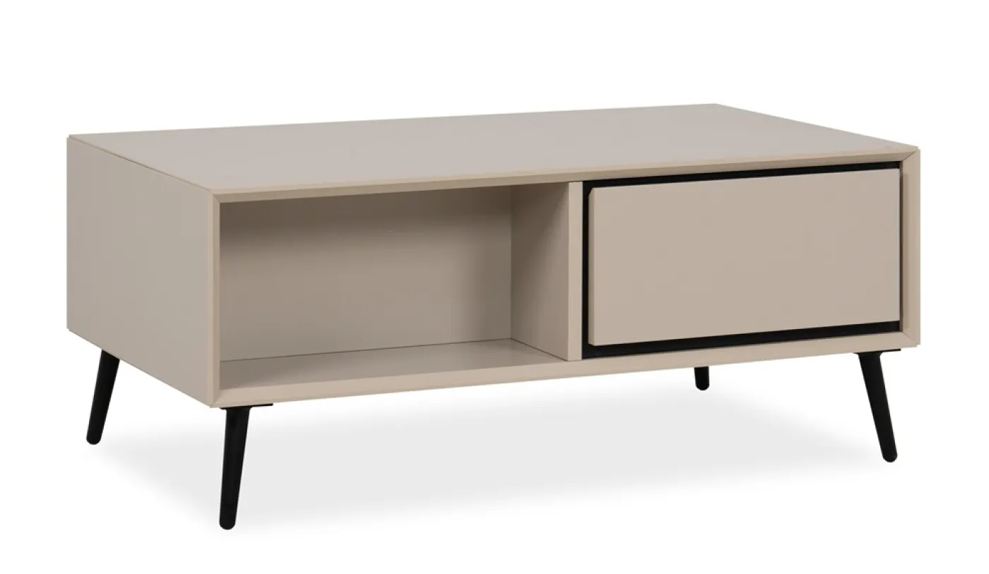 Couchtisch Arona | sand / schwarz