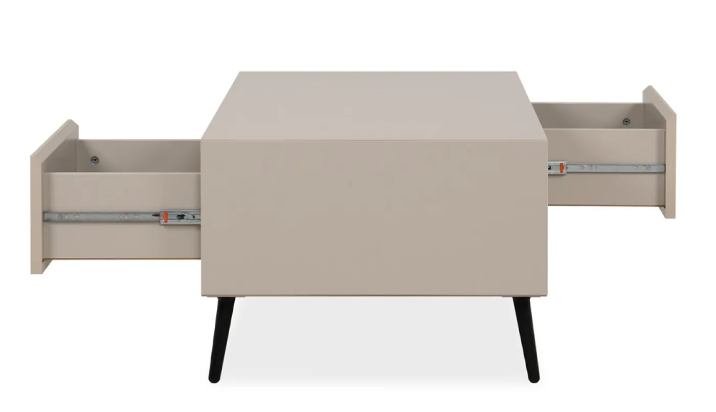 Couchtisch Arona | sand / schwarz