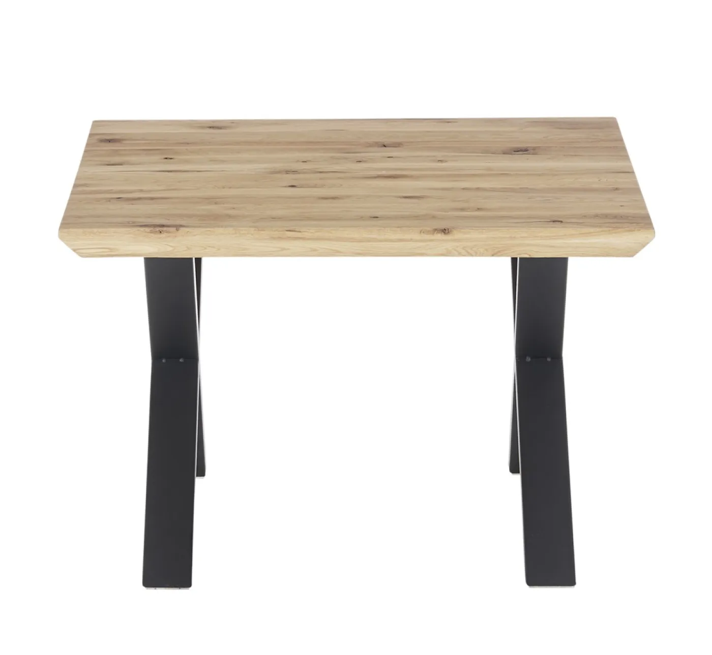 Couchtisch Asola | Eiche / schwarz | X-Fuß | 70 cm