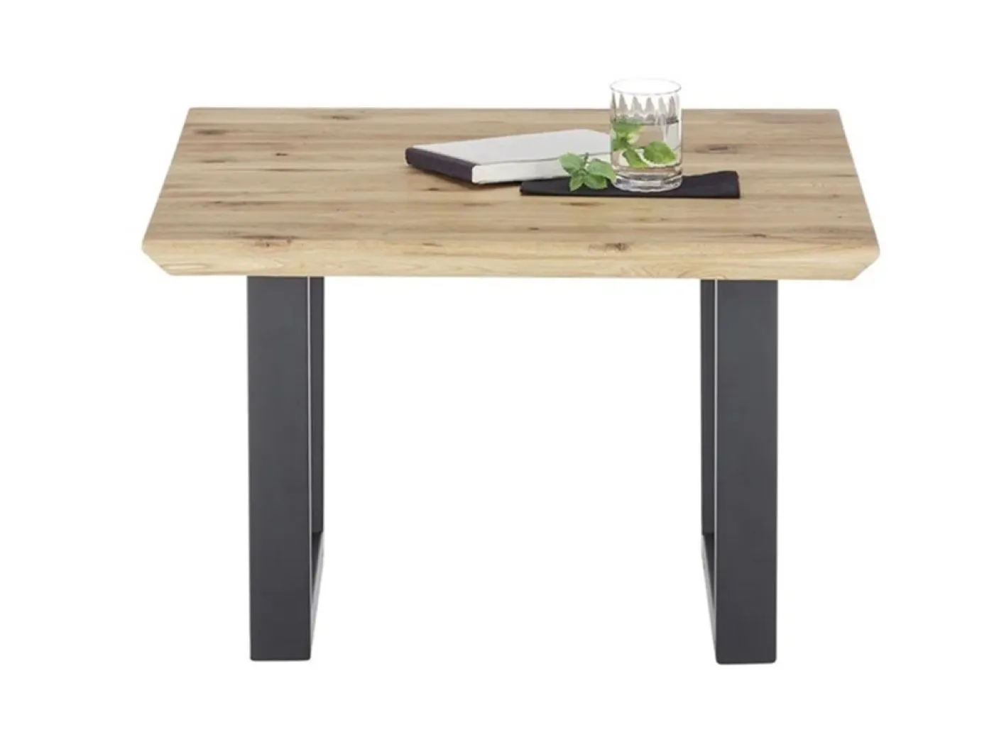 Couchtisch Asola | T-Fuß | Eiche / schwarz | verschiedene Größen