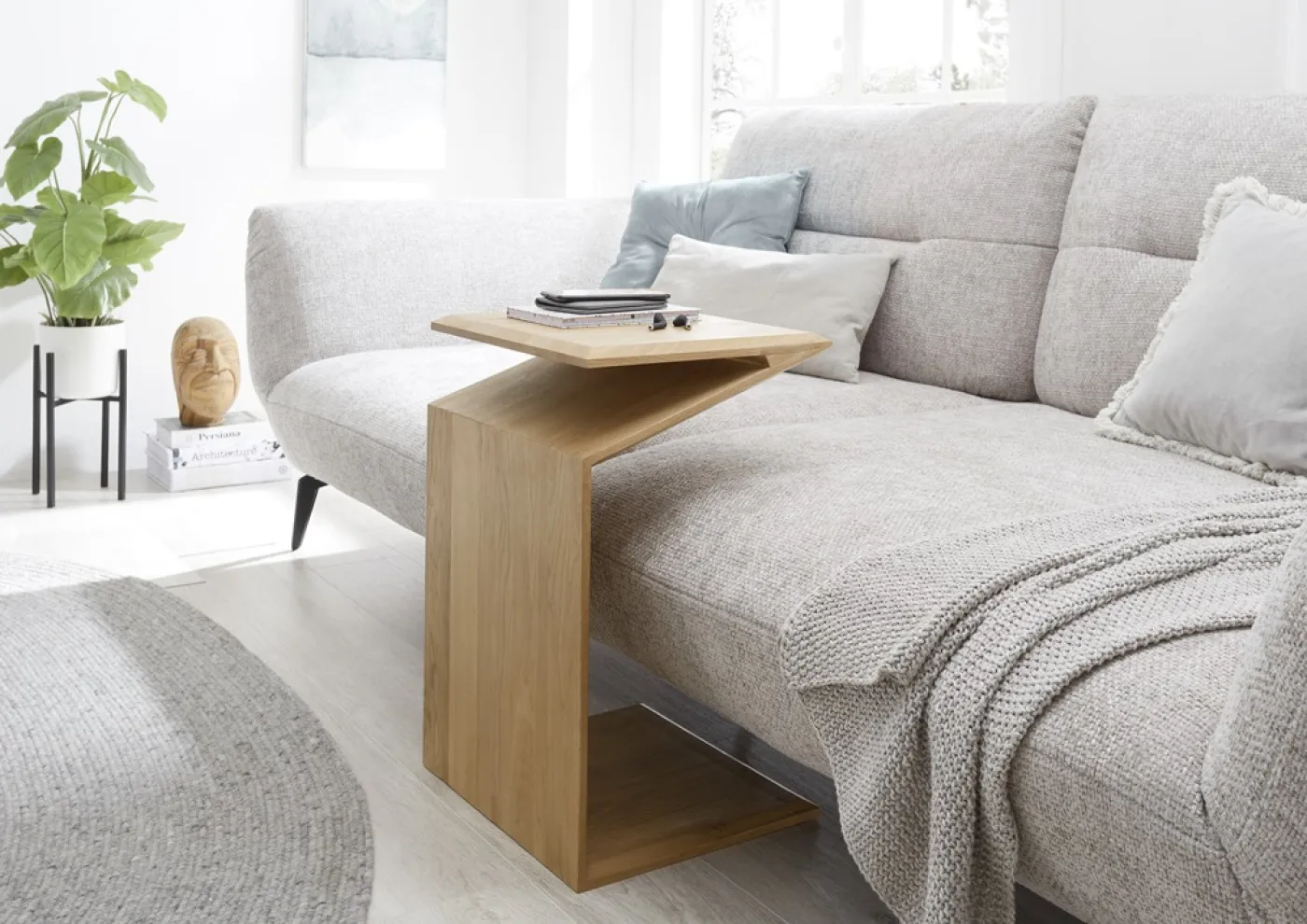 Couchtisch Beistelltisch Mojave | 60x40 | Eiche massiv