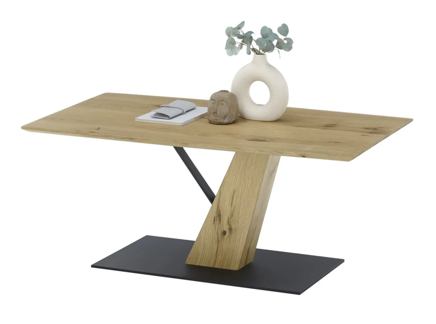 Couchtisch Brescia | Eichefarben / schwarz