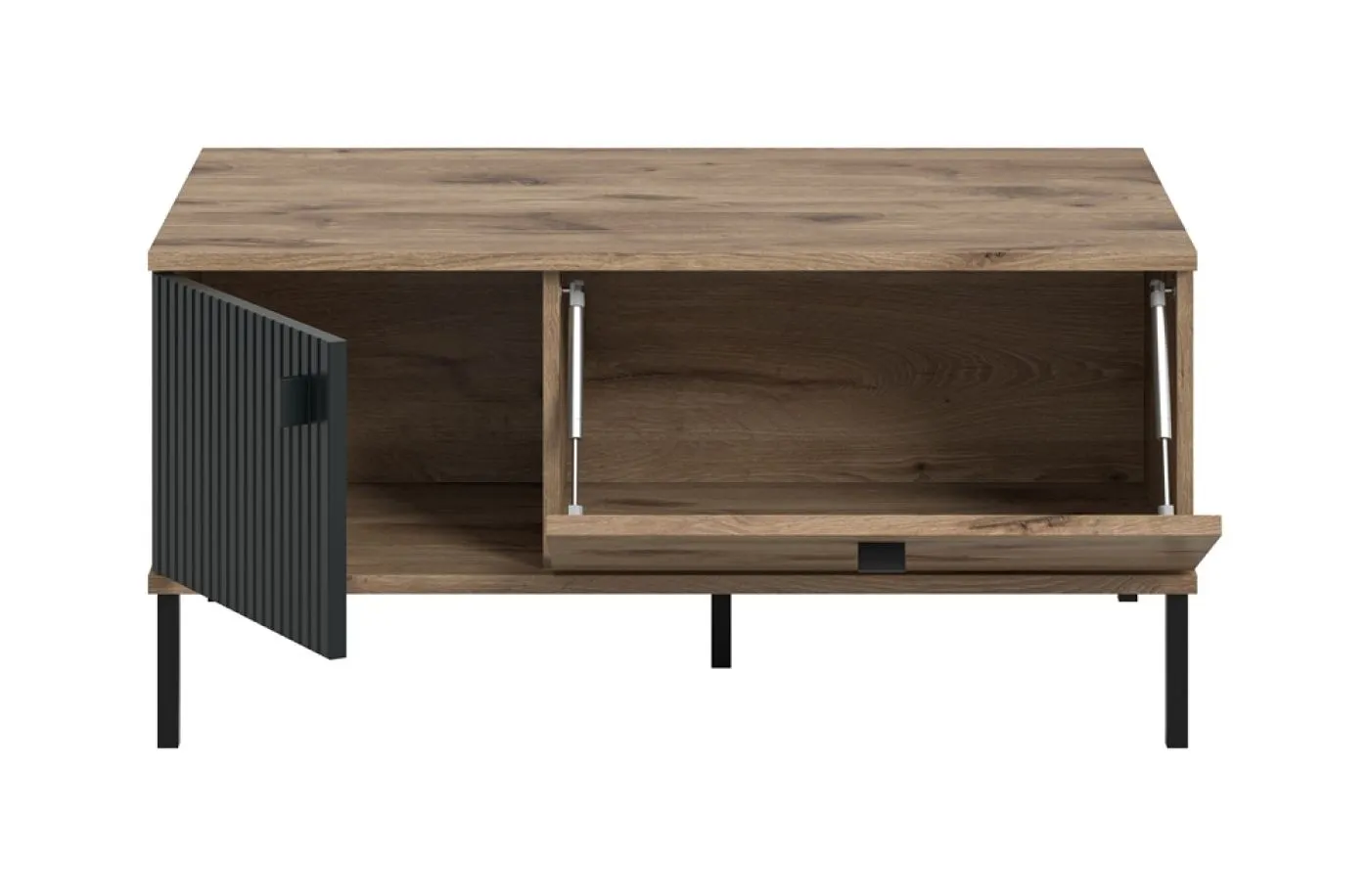 Couchtisch Chess | Nox Oak / schwarz