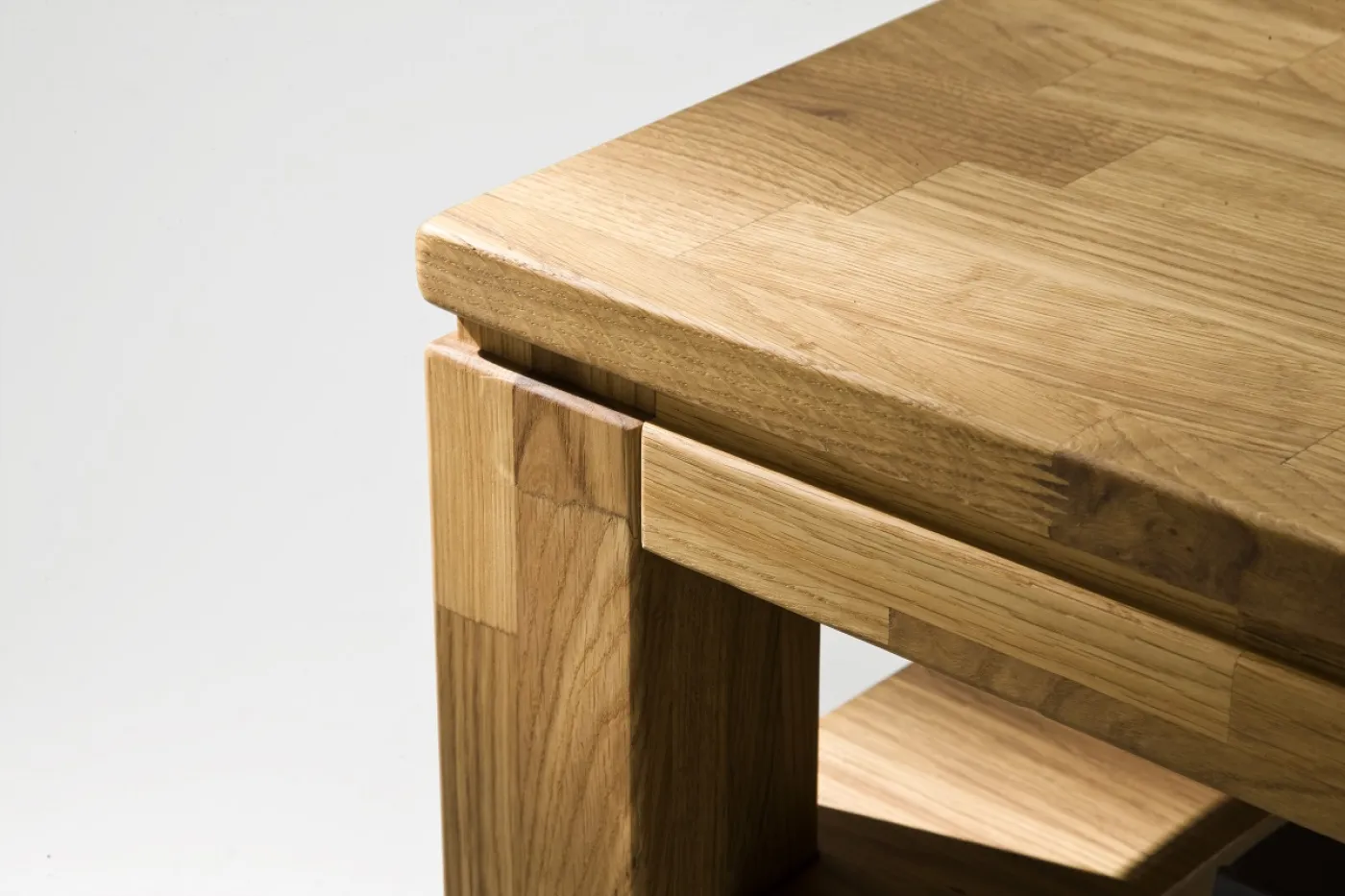 Couchtisch Gordon | Asteiche massiv | mit Schubkästen | 115X70 | Eiche