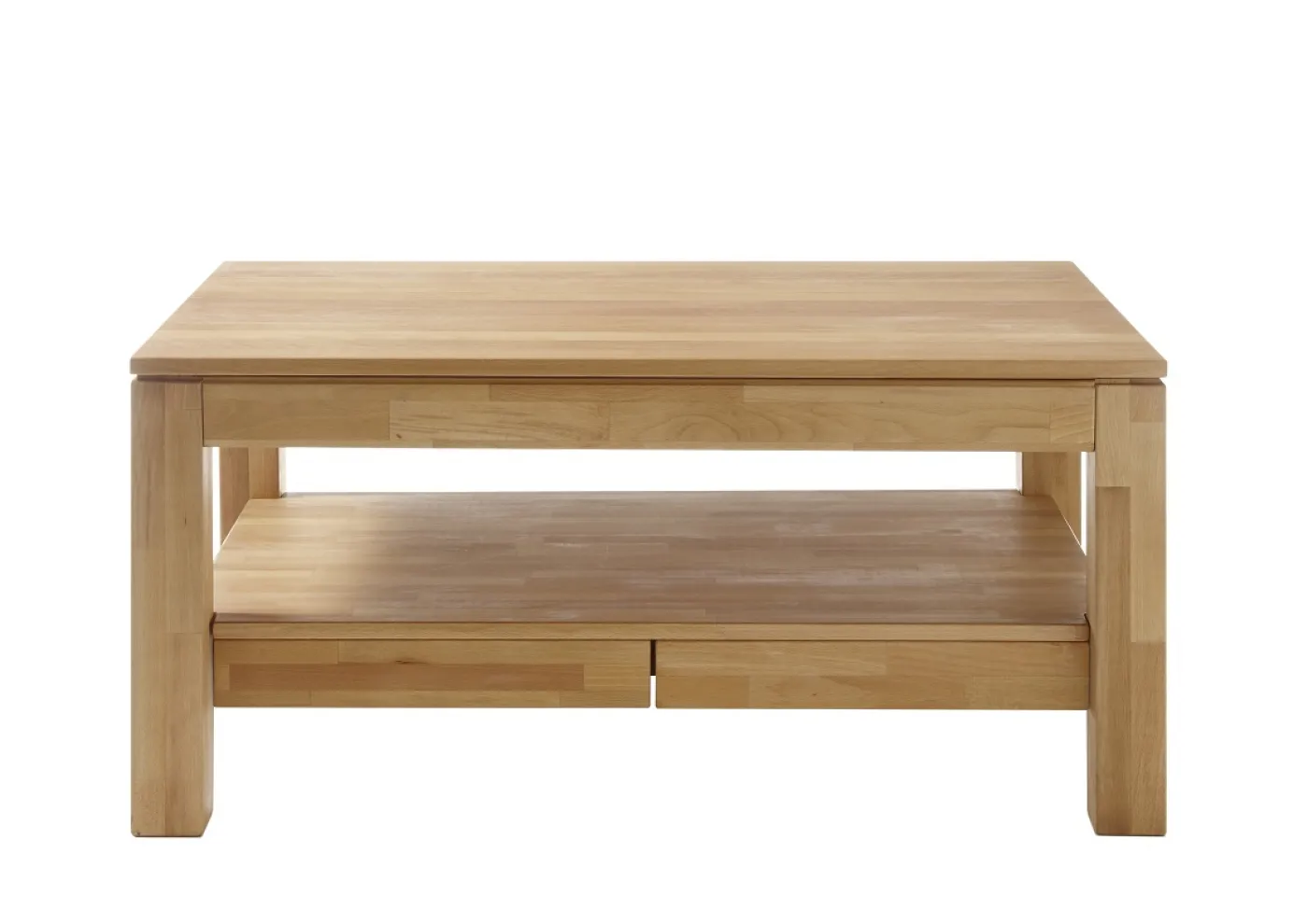 Couchtisch Gordon | Kernbuche massiv | mit Schubkästen | 115X70 | natur