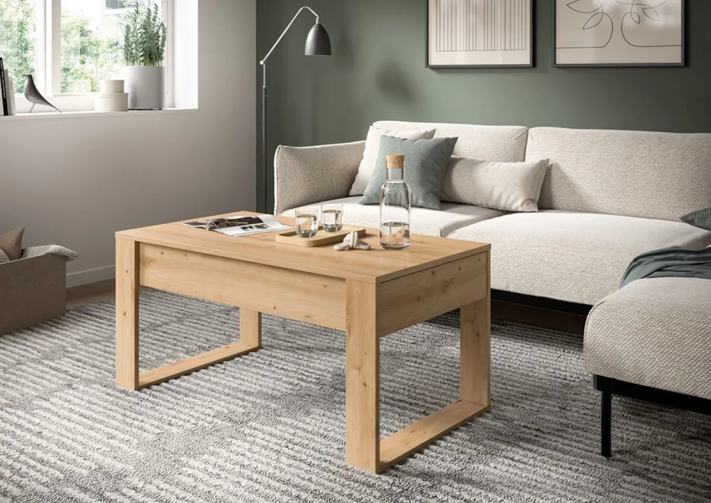 Couchtisch Malmö | Artisan Oak | 110x60