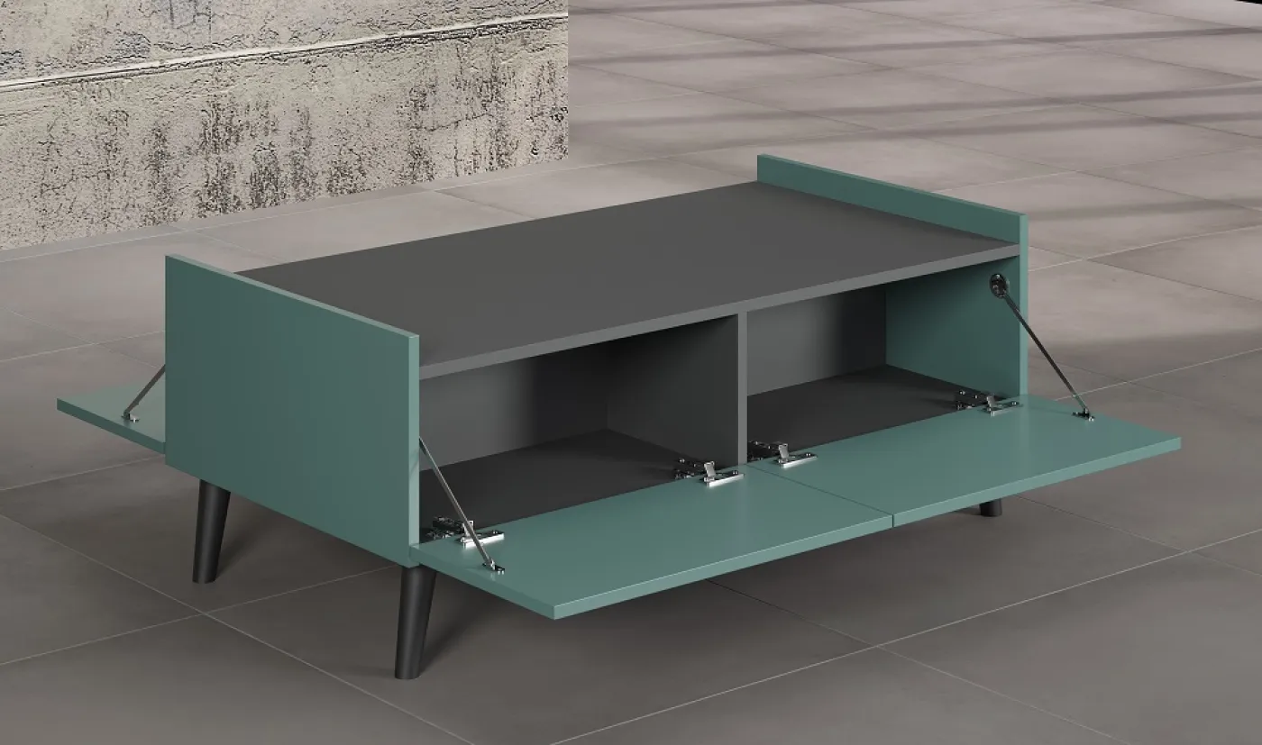 Couchtisch Melton | Dusk Blue / Anthrazit