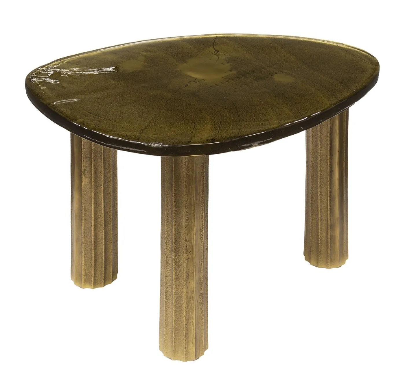 Couchtisch Mira 2 | Glas | Antikgold