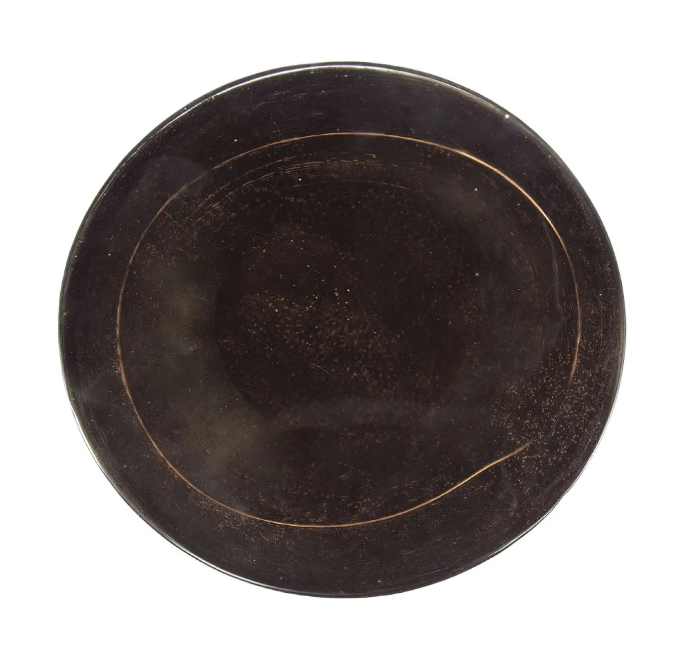 Couchtisch Mira 2 | tropfenförmig | Glas | Antikkupfer