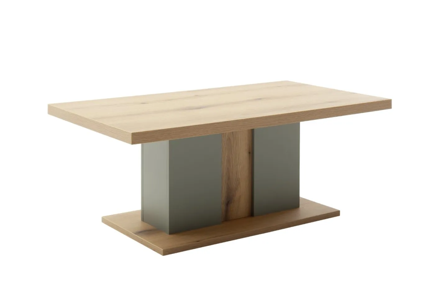 Couchtisch Moniz | Salbei grün / Eiche Evoke | 115x65