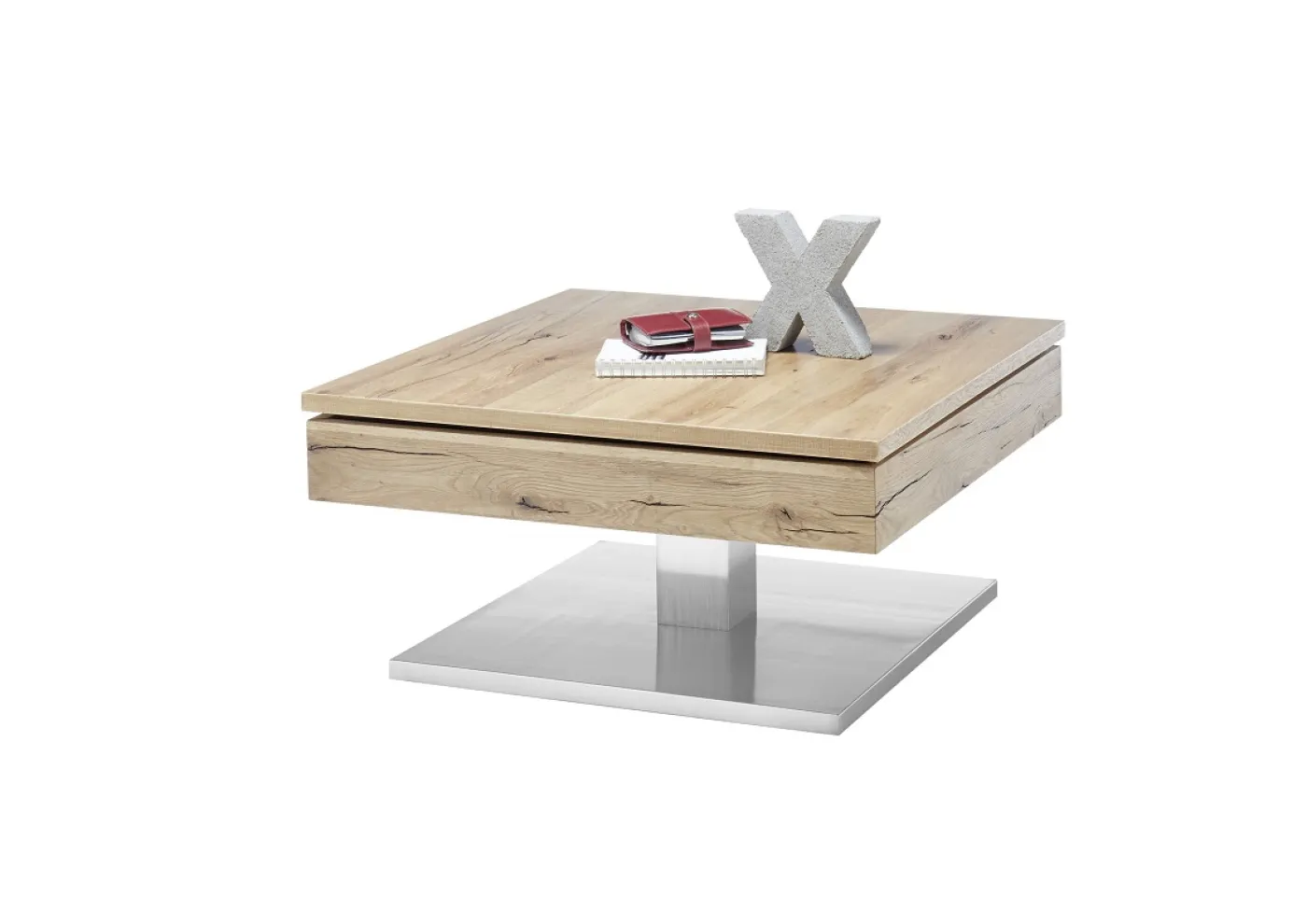 Couchtisch Monrovia | Asteiche | 75x75 | Eichefarben