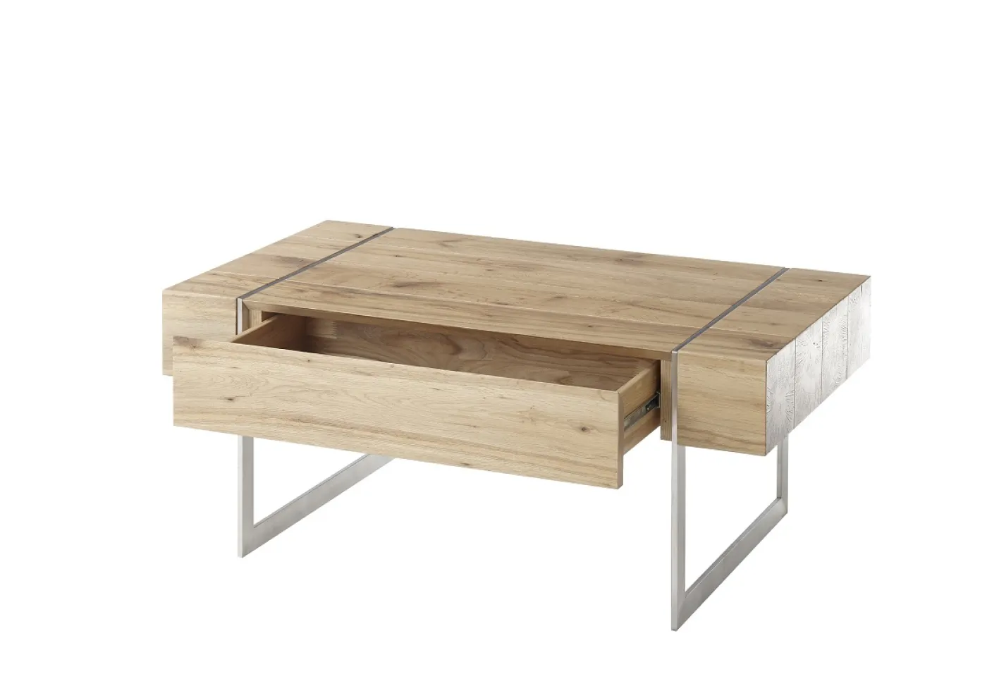 Couchtisch Paphos | Asteiche | mit Schubkasten | 110x70 | Eichefarben