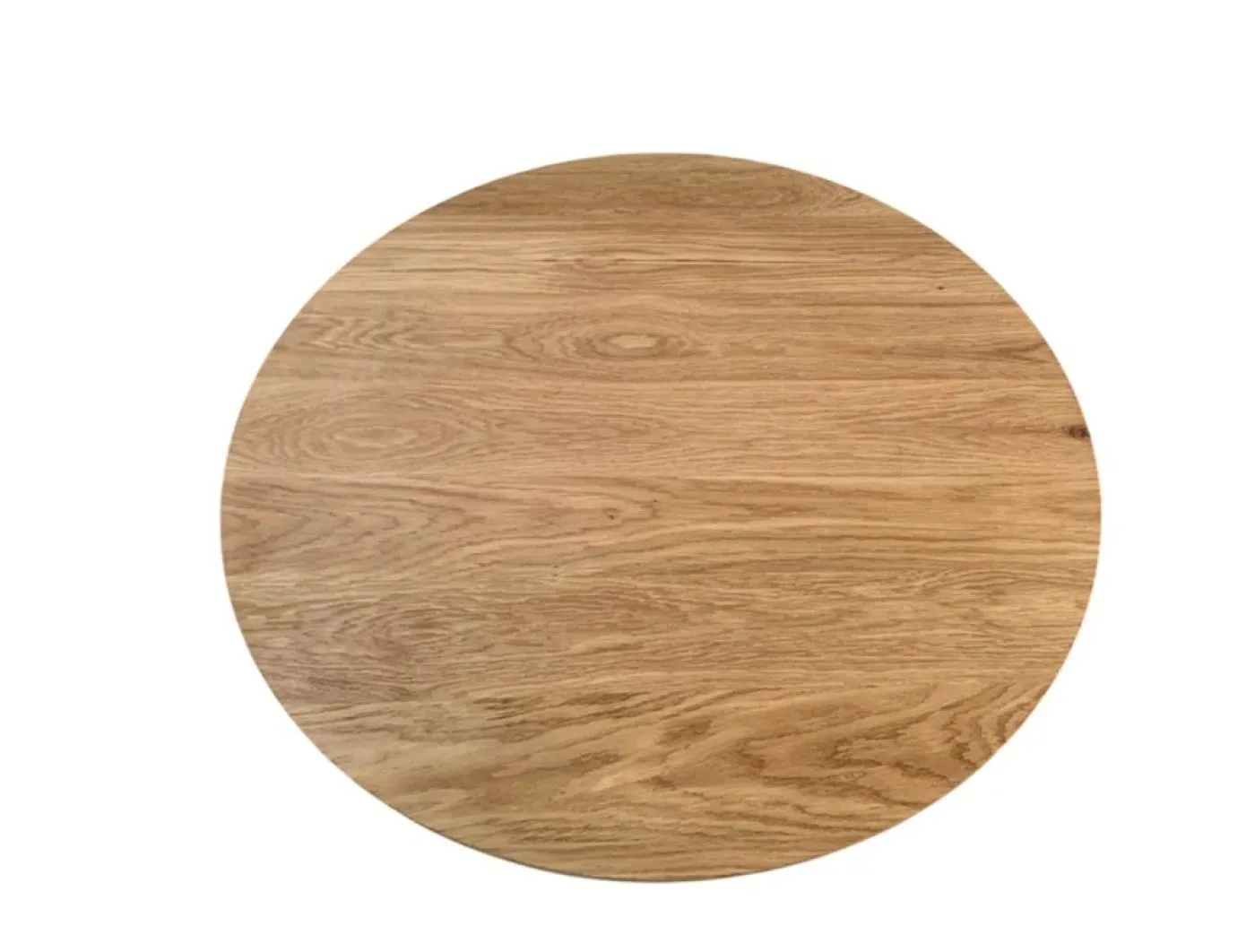 Couchtisch Pradilla rund | Eiche massiv / schwarz | 45x55x45 cm