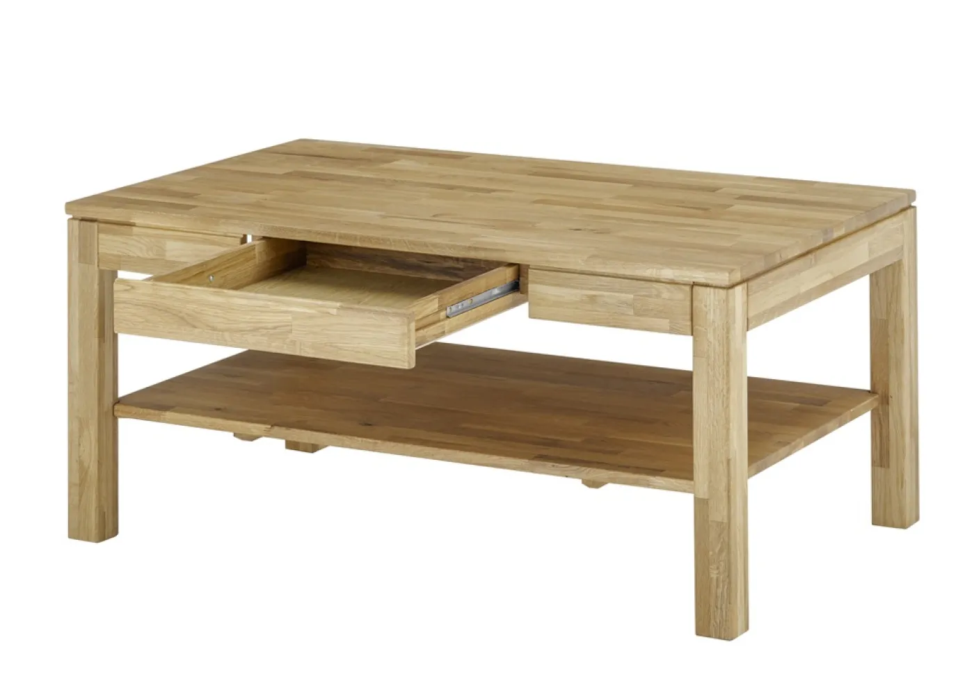 Couchtisch Salem | Eiche massiv | mit Schubkasten | 115X70