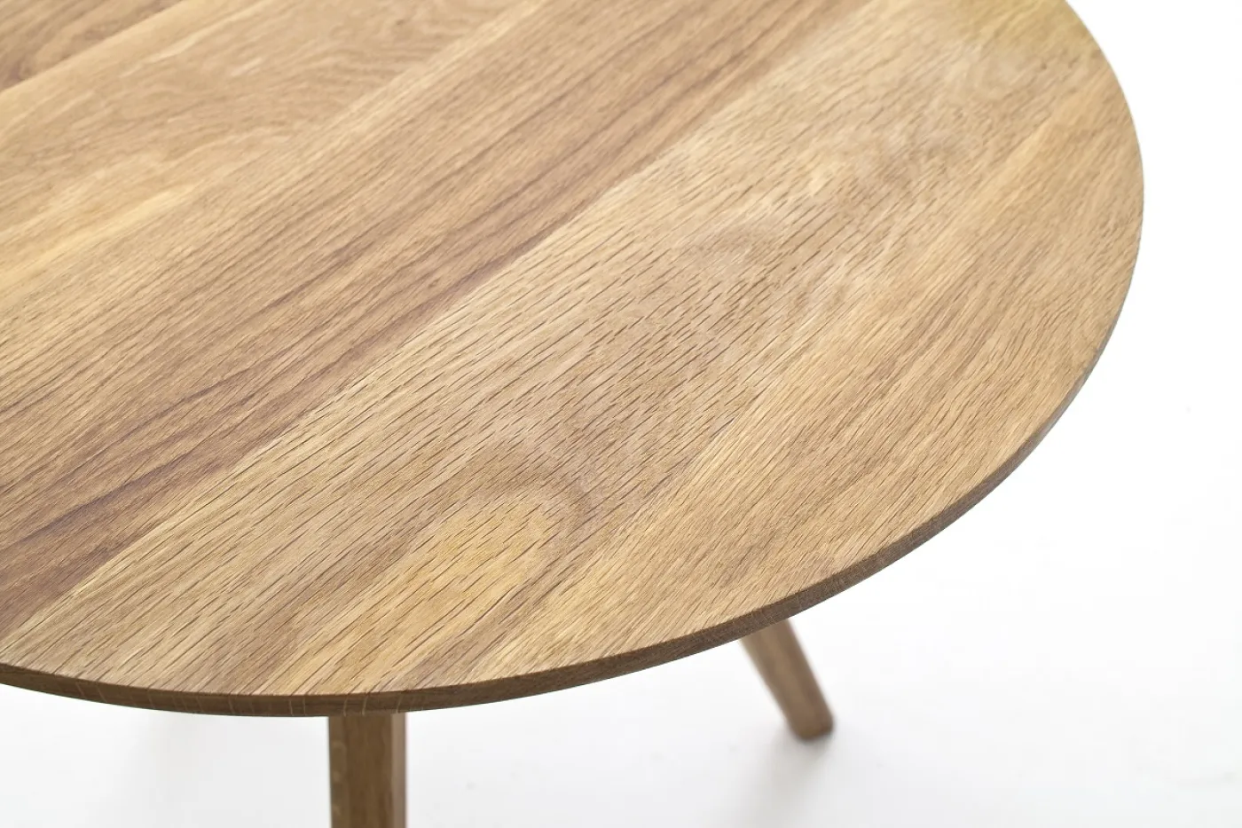 Couchtisch Set Genny 2-teilig | Asteiche massiv | Ø50/Ø45 | Eichefarben