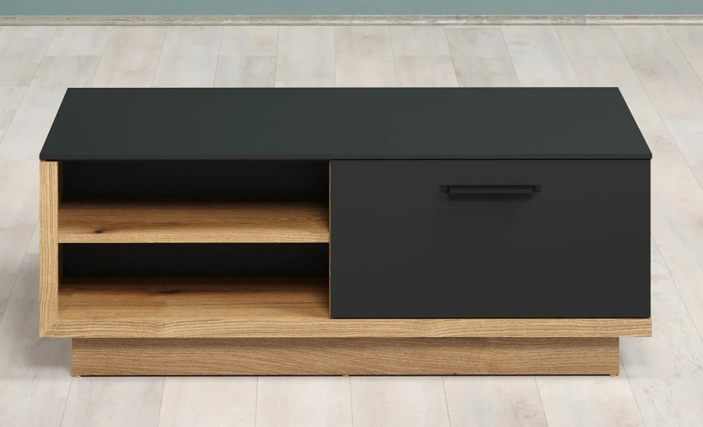 Couchtisch Synnax | anthrazit / Evoke Eiche