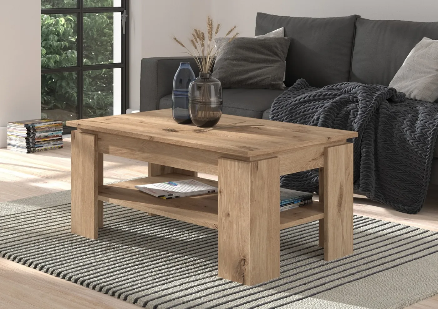 Couchtisch Titan | Wohnzimmertisch | Nox Oak