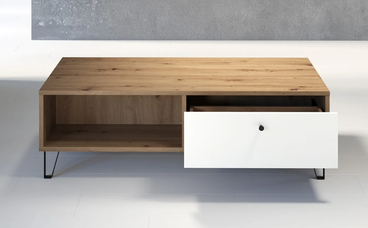 Couchtisch Touch | Wohnzimmertisch | Artisan Eiche / weiß