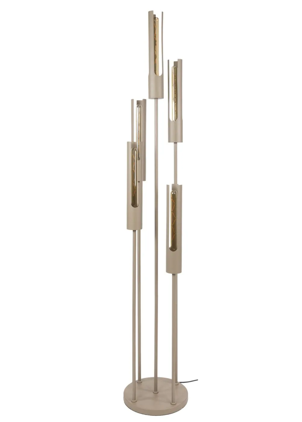 Deckenleuchte Axis | 5 Leuchten | Glas / Metall | Artic schwarz