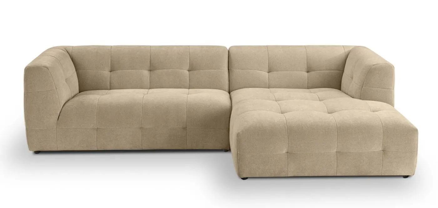 Ecksofa Polstersofa Tenso rechts | 292cm | Webstoff | beige