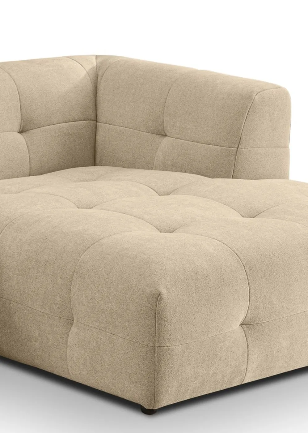 Ecksofa Polstersofa Tenso rechts | 292cm | Webstoff | beige