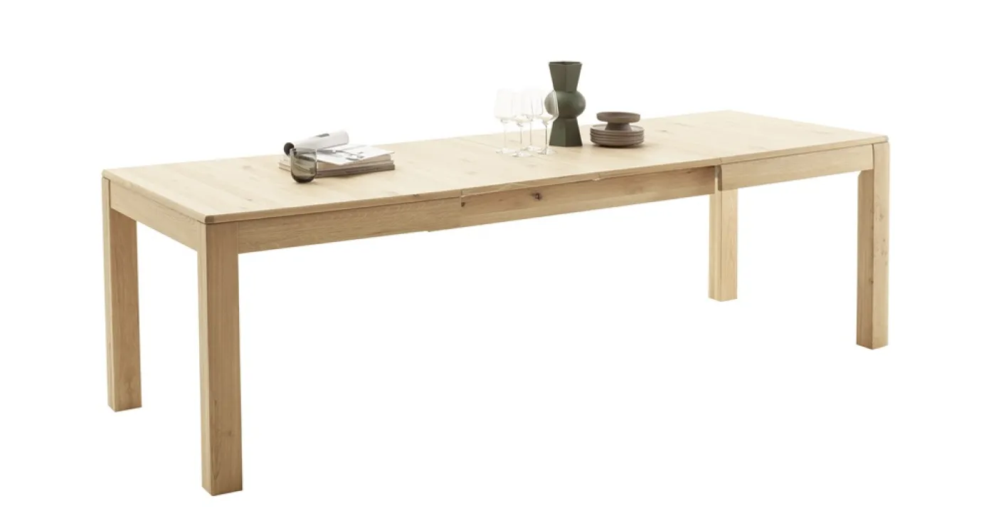 Esstisch Alento | ausziehbar | Ast /Balkeneiche | 160(260)x90