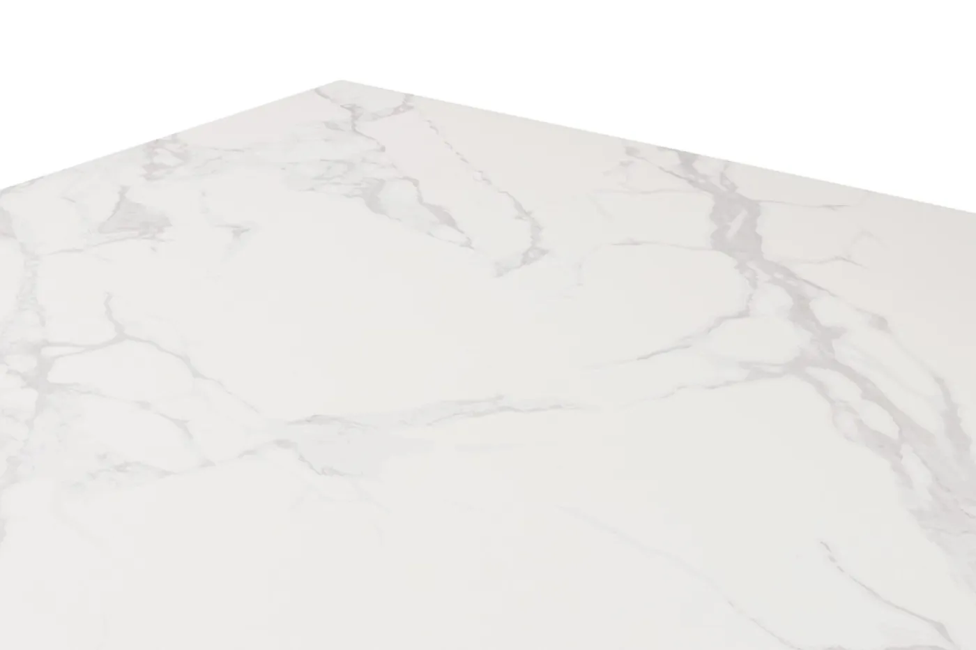 Esstisch Almiros | Creme / Edelstahl | ausziehbar | 180(260) x 95