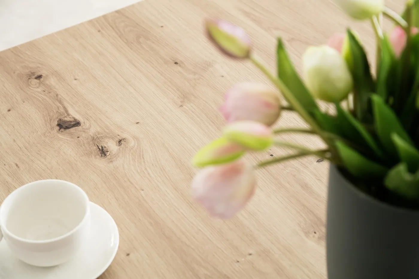 Esstisch Ausziehtisch Cortona | Balkeneiche / anthrazit 180 (280) x 100