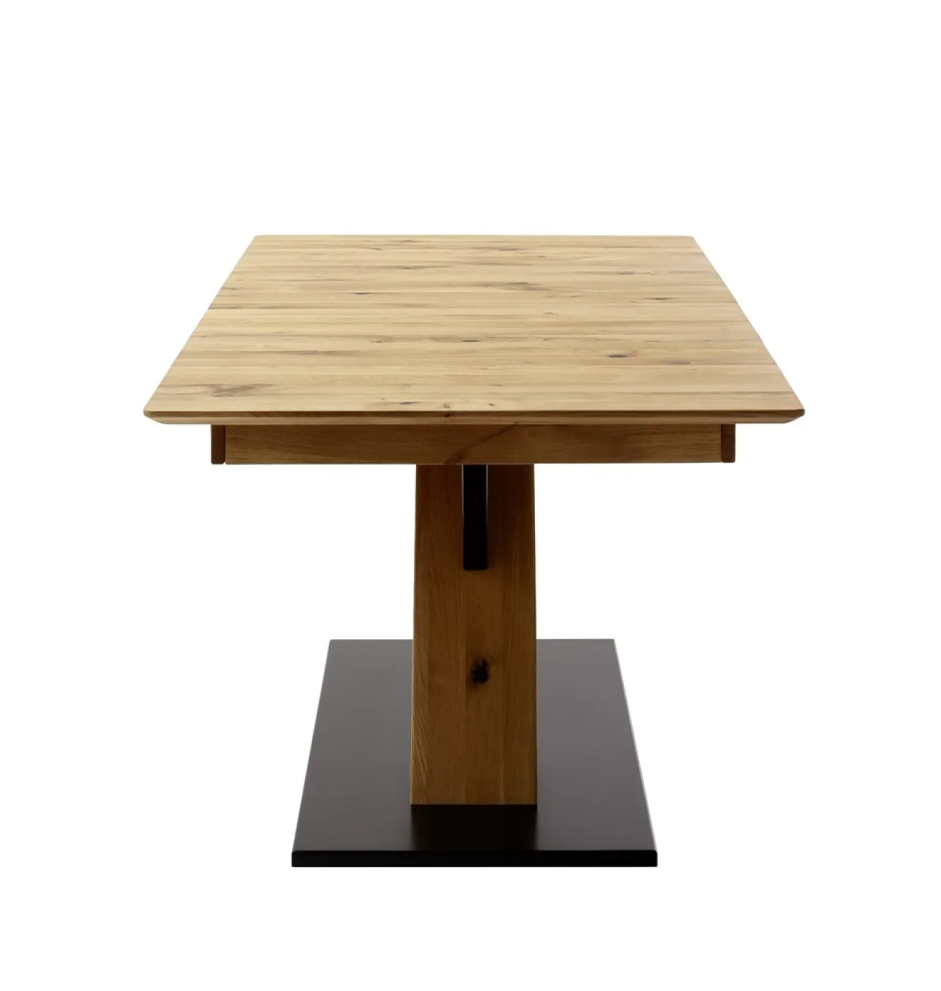 Esstisch Ausziehtisch Morena mit X-Fuß | Balkeneiche massiv | 180(230) x 77 x 90 cm