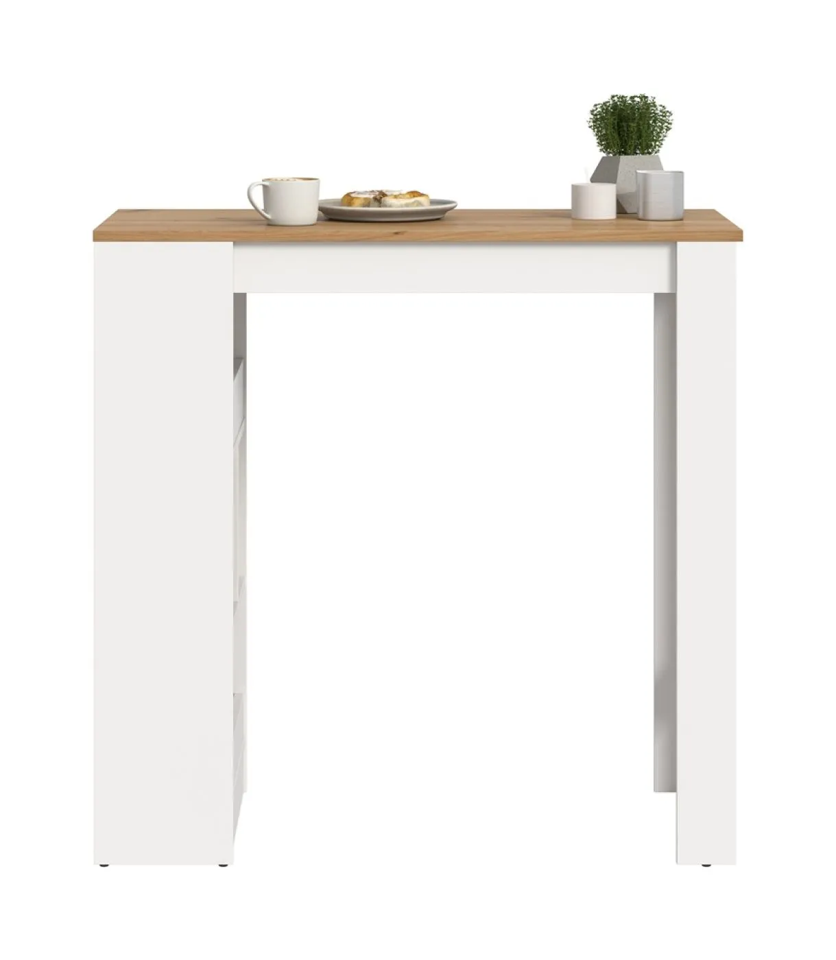 Esstisch Bartisch Urban | weiß / Authentic Oak