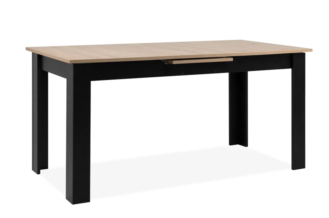 Esstisch Birmingham | Ausziehtisch | Artisan Oak / schwarz | 125 / 160 | verschiedene Größen