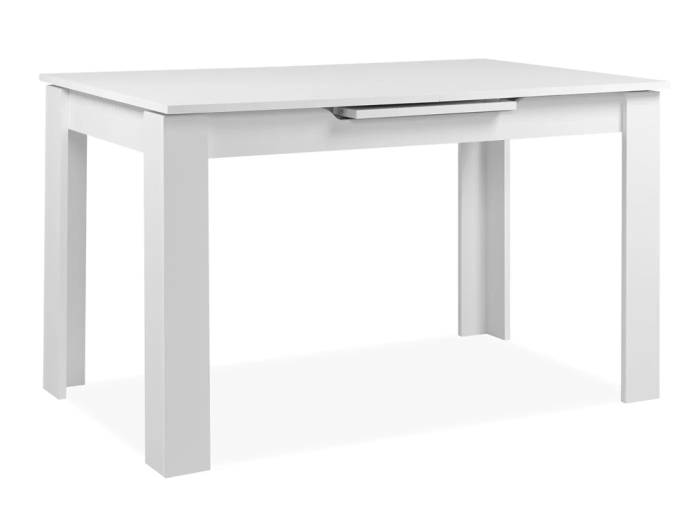Esstisch Birmingham | Ausziehtisch | weiß | 125 (165) x 75 x 80 cm