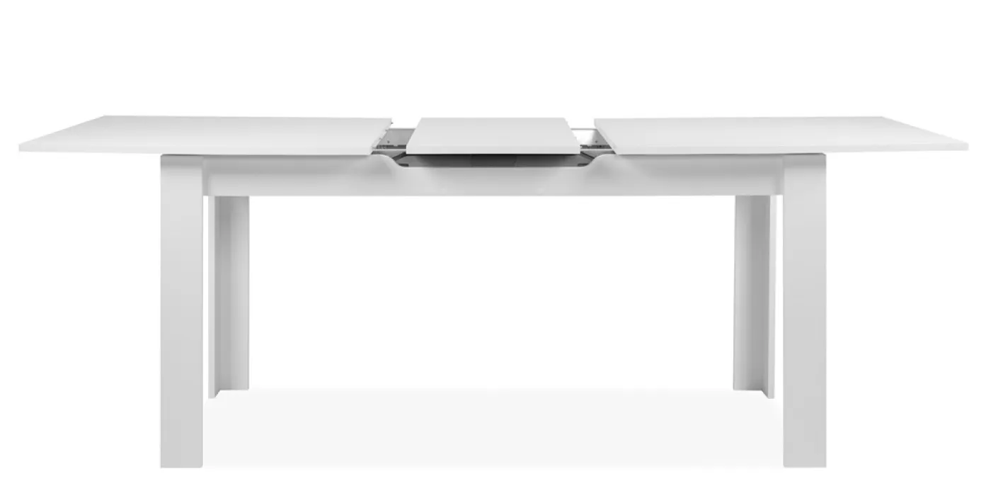 Esstisch Birmingham | Ausziehtisch | weiß | 160 (200) x 75 x 80 cm