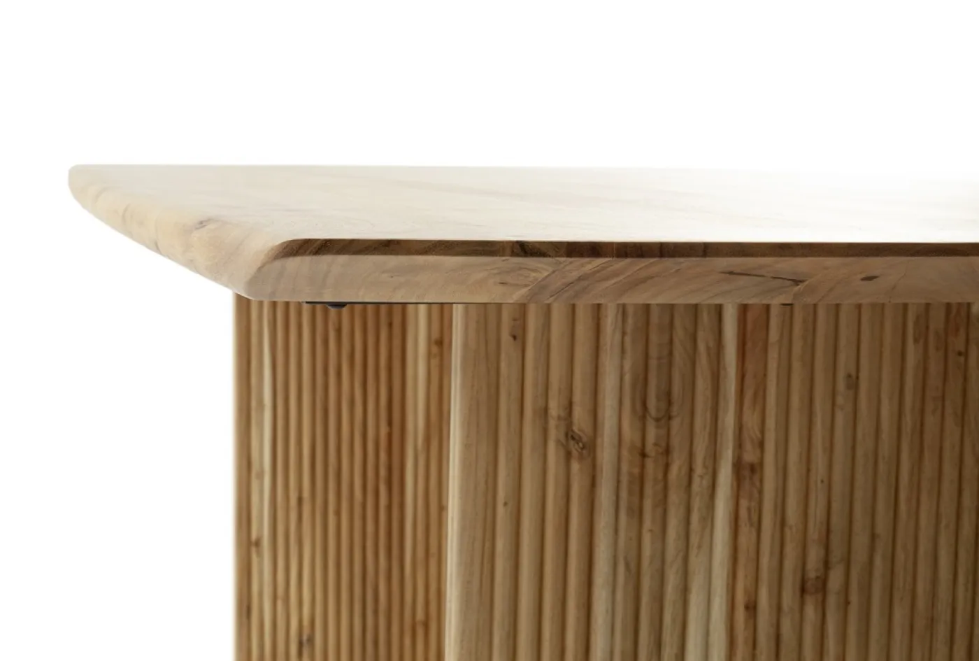 Esstisch Brisco | Akazie massiv | Bootsform | 220 x 100